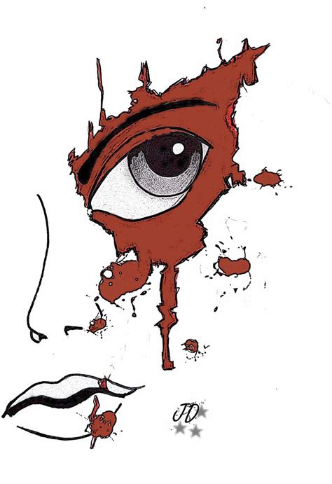 Blood Eye By Mummbler On Deviantart