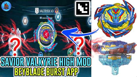 Savior Valkyrie High Mod Combo Qr Codes Beyblade Burst App Salvage