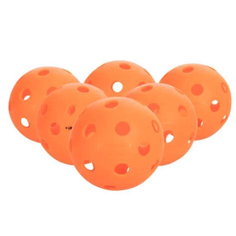 Onix Fuse Indoor 6 Orange Pickleballs Midwest Sports