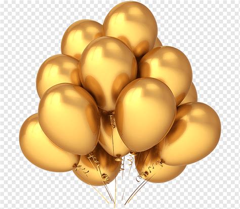 Gold Balloon Golden Balloon Pictures Balloon Png Pngwing