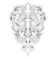 Maori Style Sleeve Tattoo Template Royalty Free Vector Image