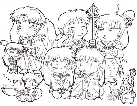 Inuyasha Coloring Pages 80 Free Coloring Pages Wonder Day