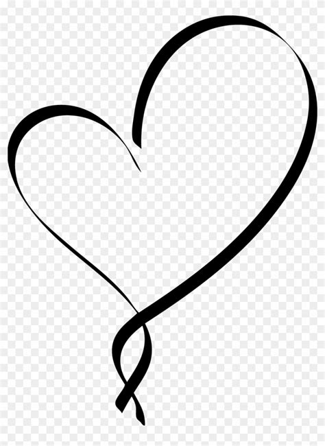 Clip Art Heart Outline