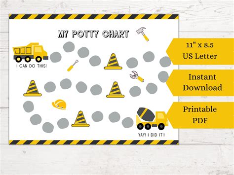 Boys Potty Chart Printable Potty Training Chart For Boys Potty