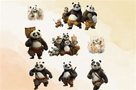 Cute Panda Clipart Png Graphic By Baby Pig Creative Fabrica