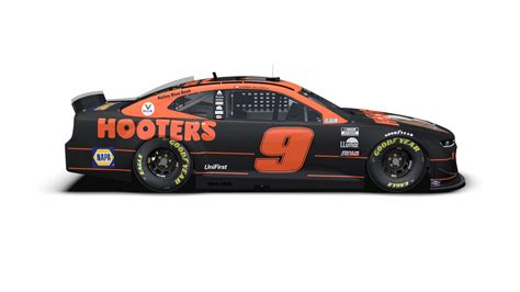 Chase Elliotts No 9 Hooters Night Owl Paint Scheme Nascar