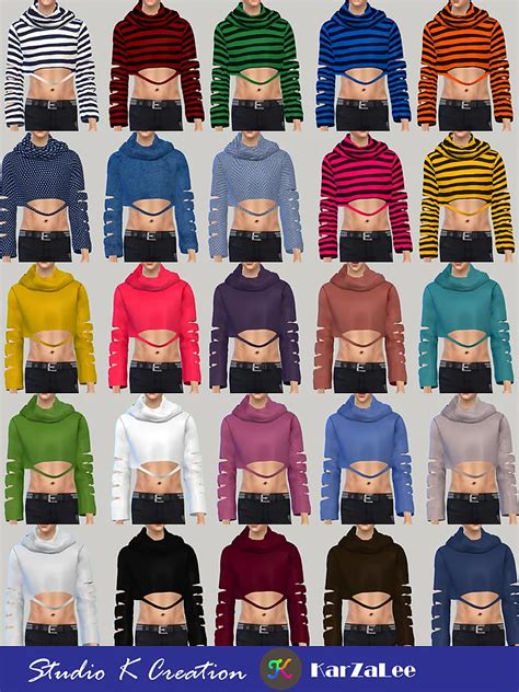 Male Crop Top The Sims 4 P1 Sims4 Clove Share Asia Tổng Hợp Custom