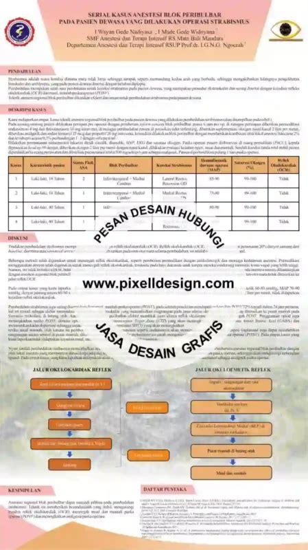 Contoh Poster Penelitian Ilmiah Lengkap Desain Menarik