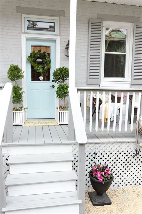 How To Transform A Porch With Paint Painted Front Porches Farmhouse