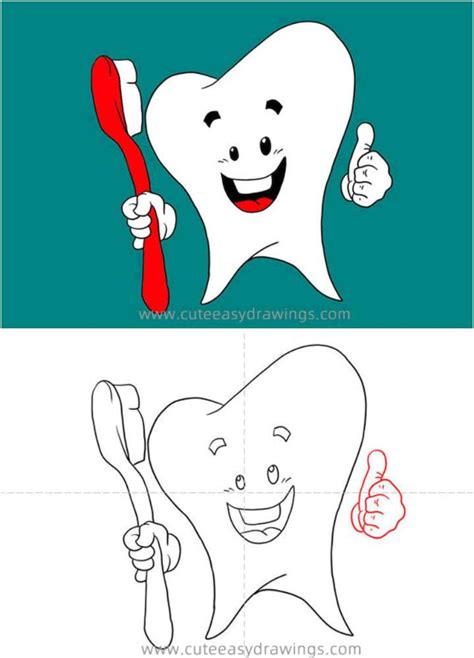 20 Easy Tooth Drawing Ideas How To Draw A Tooth