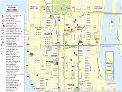 Printable Manhattan Street Map