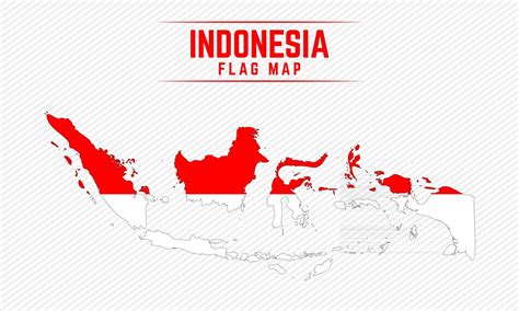 Download Flag Map Of Indonesia For Free