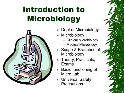 PPT Introduction To Microbiology PowerPoint Presentation Free