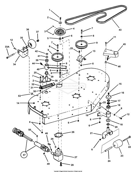 Snapper Pro 7084609 Zm6101m 61 Mower Deck Series 1 Parts Diagram