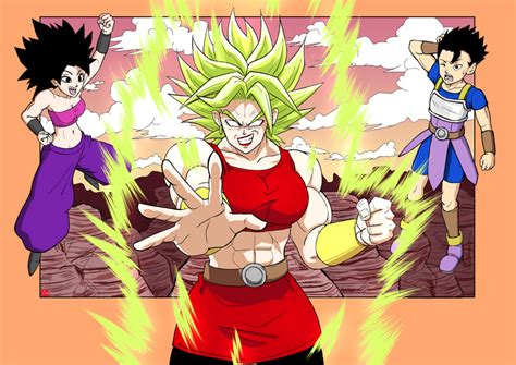 Dragon Ball Super Kale Caulifla And Cabba By Chris Re5 On Deviantart