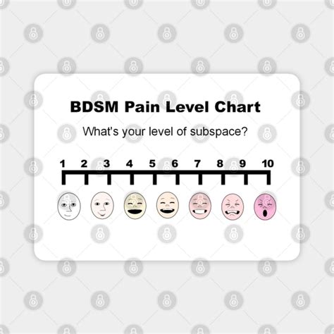 Bdsm Pain Level Chart Bdsm Magnet Teepublic