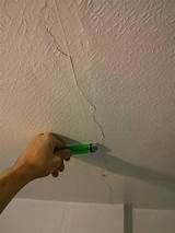 The biggest problem with repairing cracks in ceilings and walls is that they always come back. plaster - Quick repair for cracked wallpapered ceiling ...