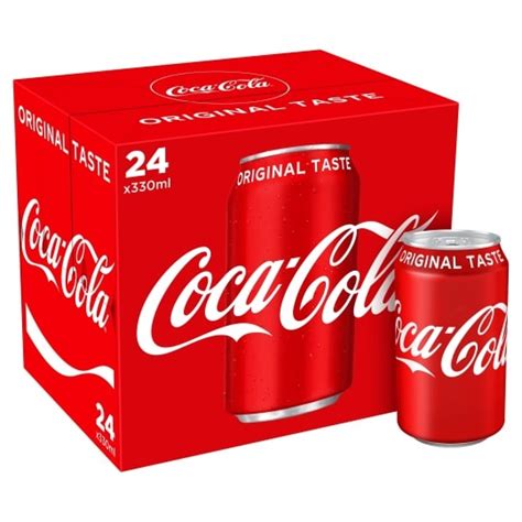 Coca Cola Regular 24 X 330 Ml Pack Tesco Groceries