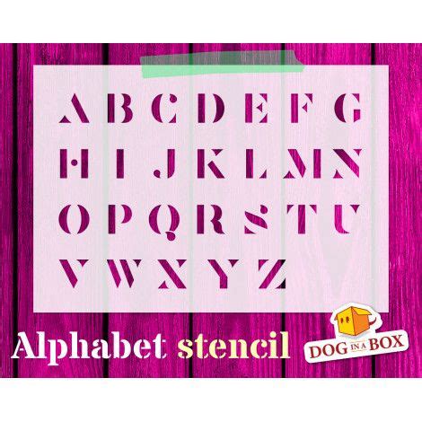 Alphabet Stencil N 9 Uppercase Letters Stencil Font Stencil For Wood