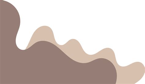 Beige Wavy Corner Fluid Corner Illustration Suitable For Background