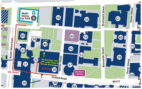 Manchester Uni Campus Map Verjaardag Vrouw 2020