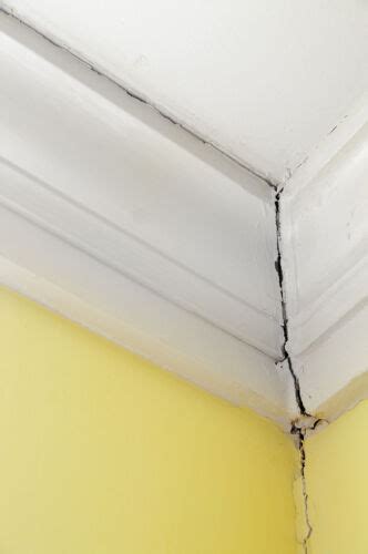 Cornices are to be fixed to the wall with a movement joint on the ceiling side. How to Repair Ceiling Cracks | eBay