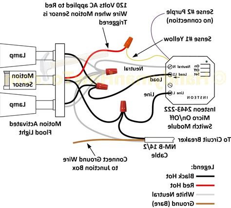 Motion Detector Light Wiring Diagrams