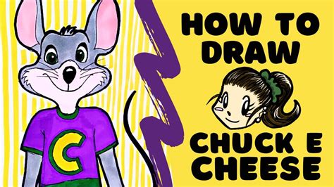 How To Draw Chuck E Cheese Youtube