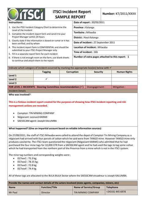 Incident Report Writing 15 Examples Format How To Come Pdf