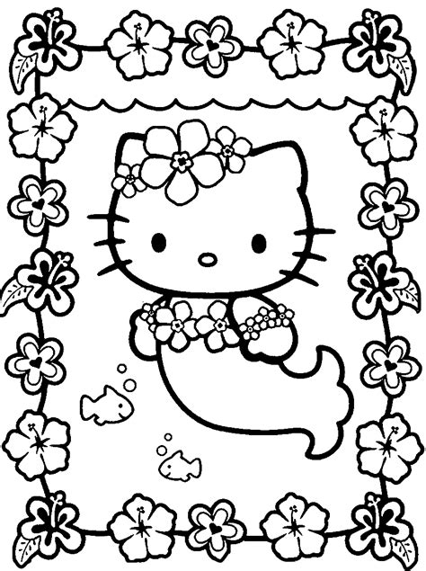 Free Coloring Pages Hello Kitty Coloring Pages Hello Kitty Printable