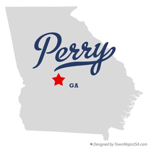 Perry Georgia Map