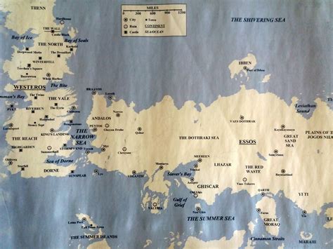 Essos Detailed Map