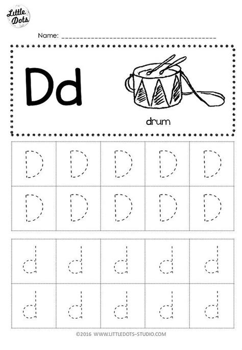 Tracing A B C D Worksheets In Word Format