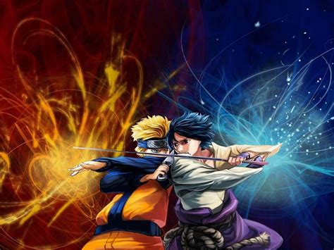 Naruto Uzumaki And Sasuke Uchiha Wallpaper Hd