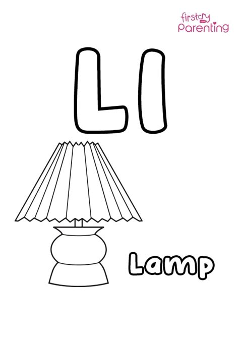 Letter L Coloring Pages