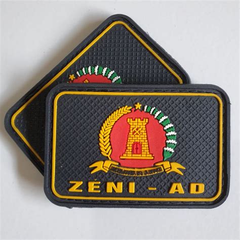 Jual Patch Rubber Logo Zeni Ad Zipur Tni Ad Tempelan Emblem Karet