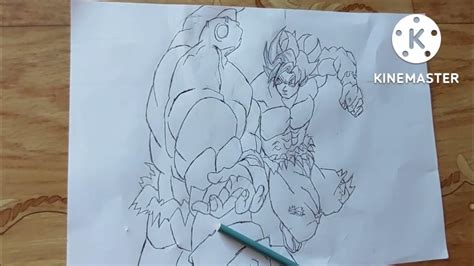 Como Dibujar A Goku Vs Jirenhow To Draw Goku Vs Jiren Youtube