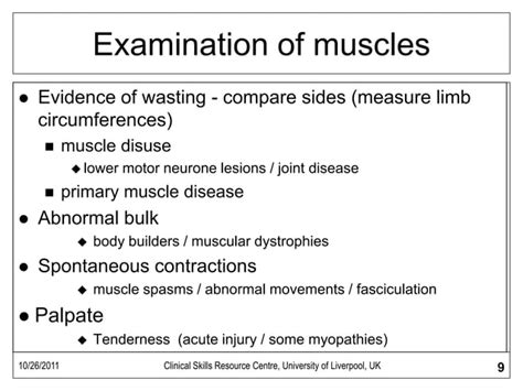 Musculoskeletal Exam