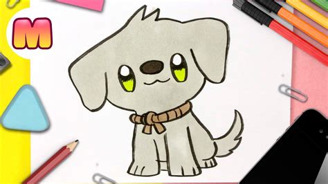 COMO DIBUJAR UN PERRO KAWAII PASO A PASO Como Dibujar Un Perro Facil