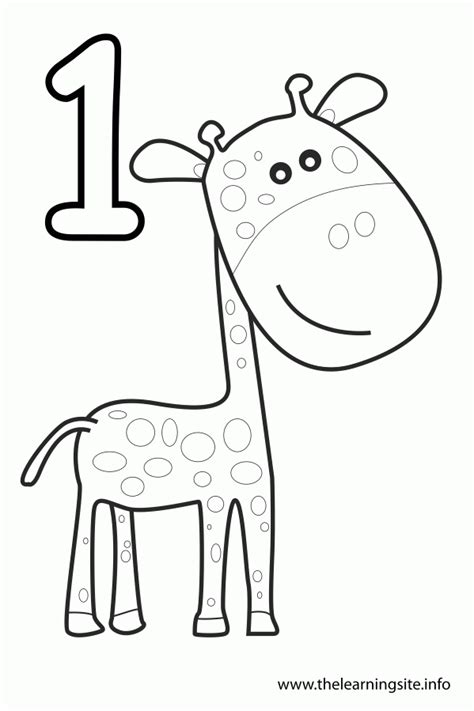 Number One Coloring Pages Coloring Home