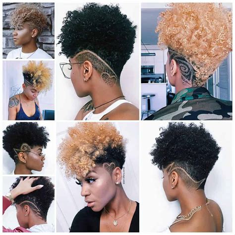 Tapered Haircuts And Fades For Women On Short Natural Hair