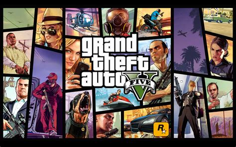 Gta V Protagonists And Chop Hd Wallpaper