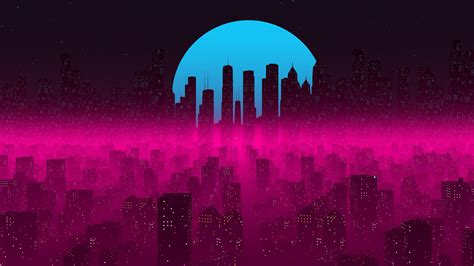 4k Retro Synthwave Purple Wallpapers Wallpaper Cave