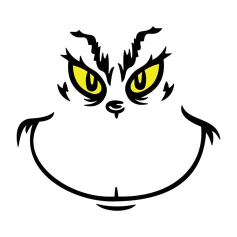 Grinch Face Vector At Getdrawings Free Download