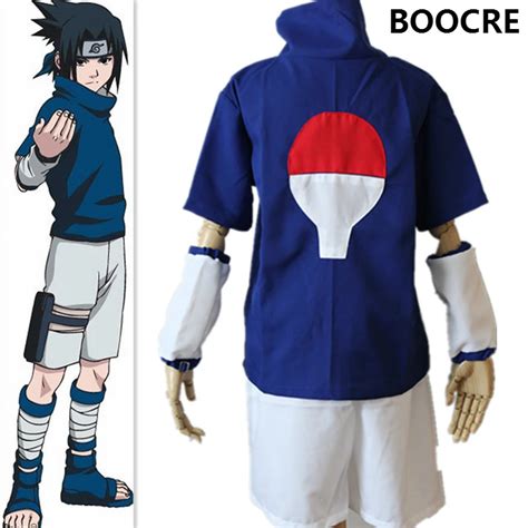 Anime Naruto Cosplay Costume Ninja Sasuke Uchiha Halloween Party