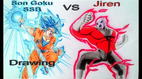 Drawing Goku Vs Jiren Dragon Ball Super Episode 109 Youtube Youtube