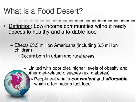 Ppt Food Deserts Powerpoint Presentation Free Download Id2863050