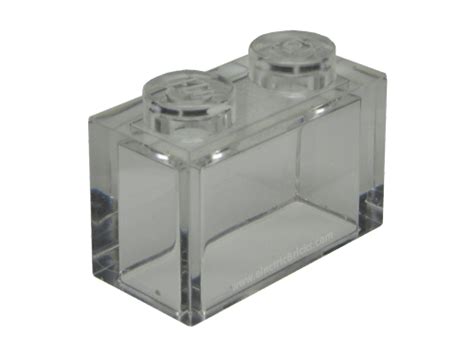 Lego 306540 3065 Trans Clear Brick 1 X 2 Without Bottom Tube