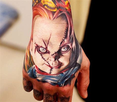 Scary movie 2 movie clips: Chucky Tattoo | Chucky tattoo, Halloween tattoos, Movie ...