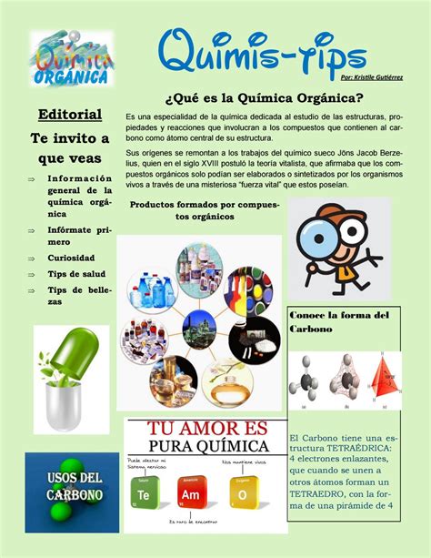 Revista Química Orgánica By Kristile Gutiérrez Issuu